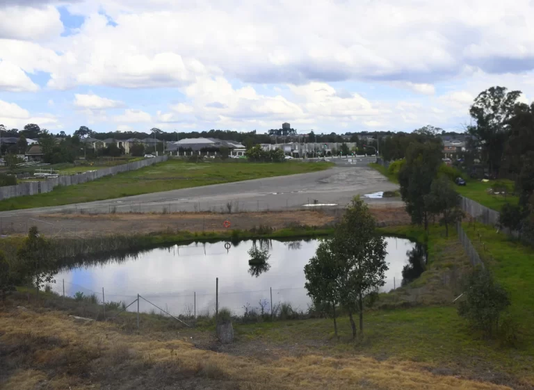 Open countryside between Rouse Hill and Tallawong in north-west Sydney