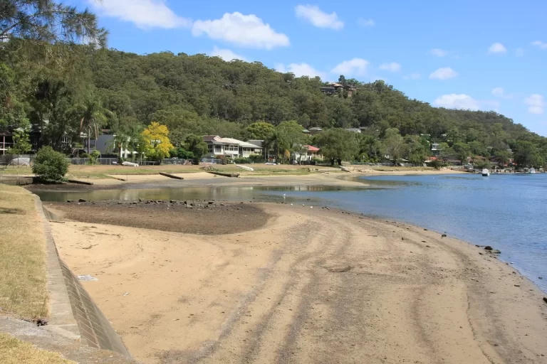 Woronora River and wooded slopes in southern Sydney