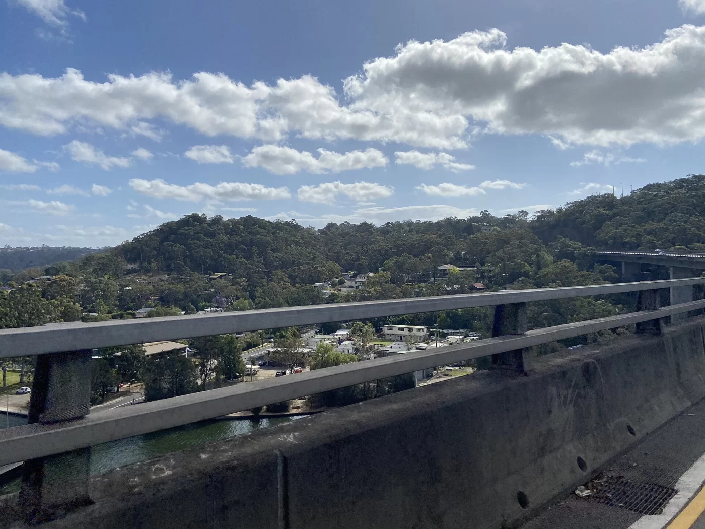 Woronora River and bridge in Sutherland Shire