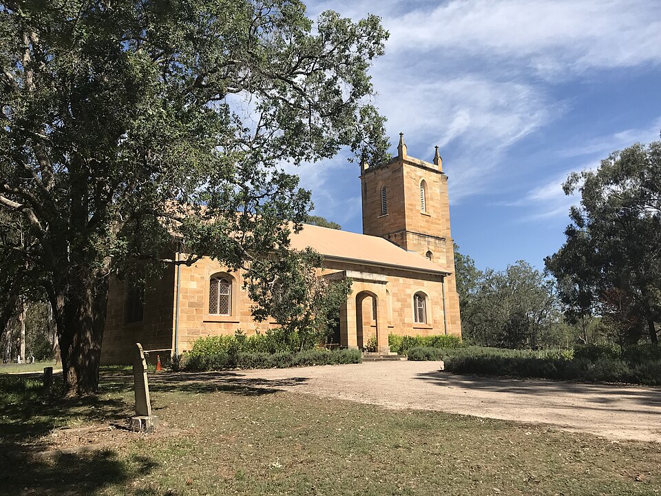 St Thomas’ Anglican Church building in Mulgoa, New South Wales
