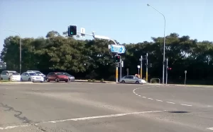 Entry approach to Stanhope Gardens, photographed in 2017